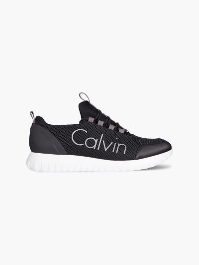 Calvin Klein Cipők HU413849 | Calvin Klein Logo Férfi Sportcipő Fekete